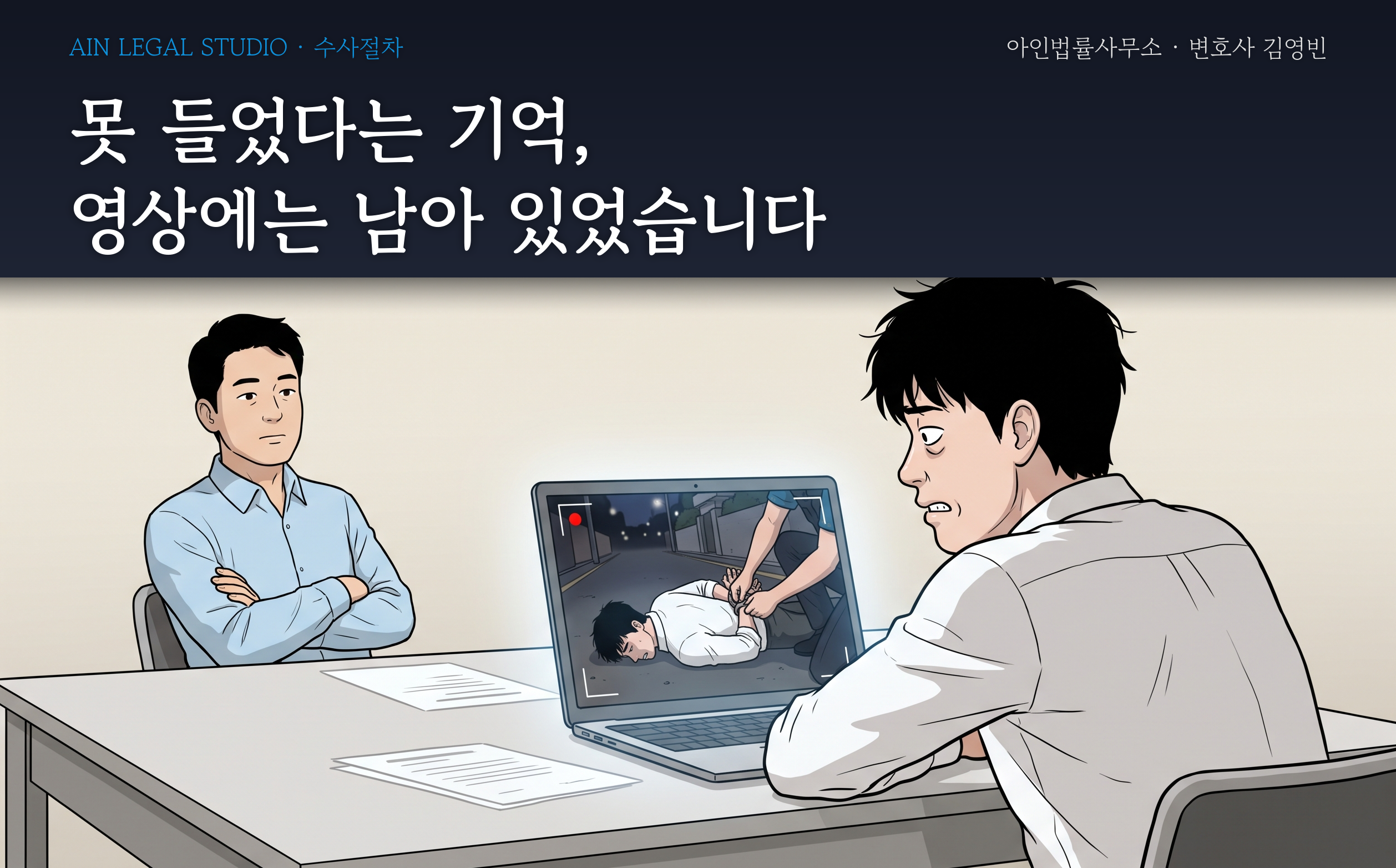 미란다 원칙 — 못 들었다고 했는데, 바디캠에 다 찍혀 있었습니다 — 본문 삽화 1